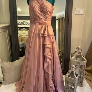 Mac Duggal Blush Pink Fabric